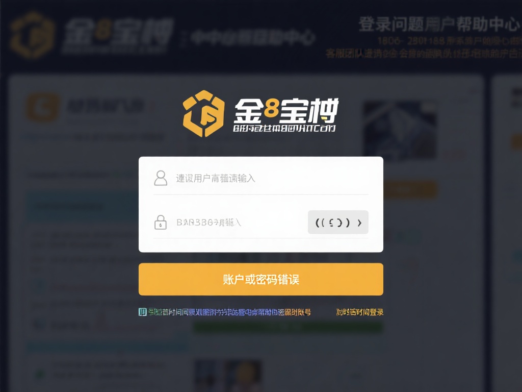 登录问题是用户最常遇到的障碍之一。不少人会遇到“账